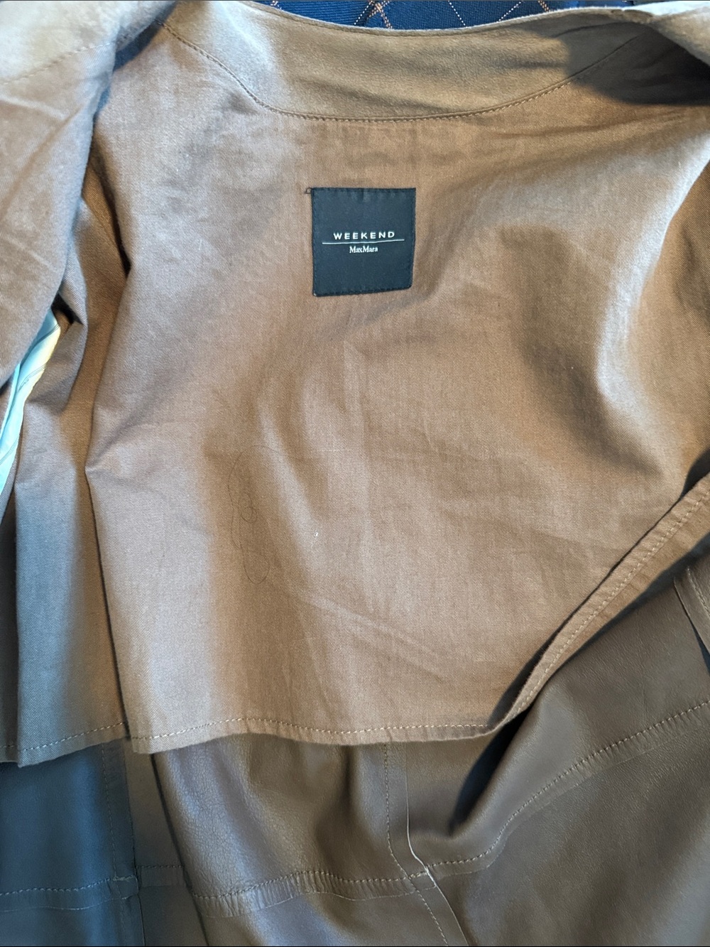 Weekend Max Mara Camel Suede Long Trench Coat - Picture 9 of 13
